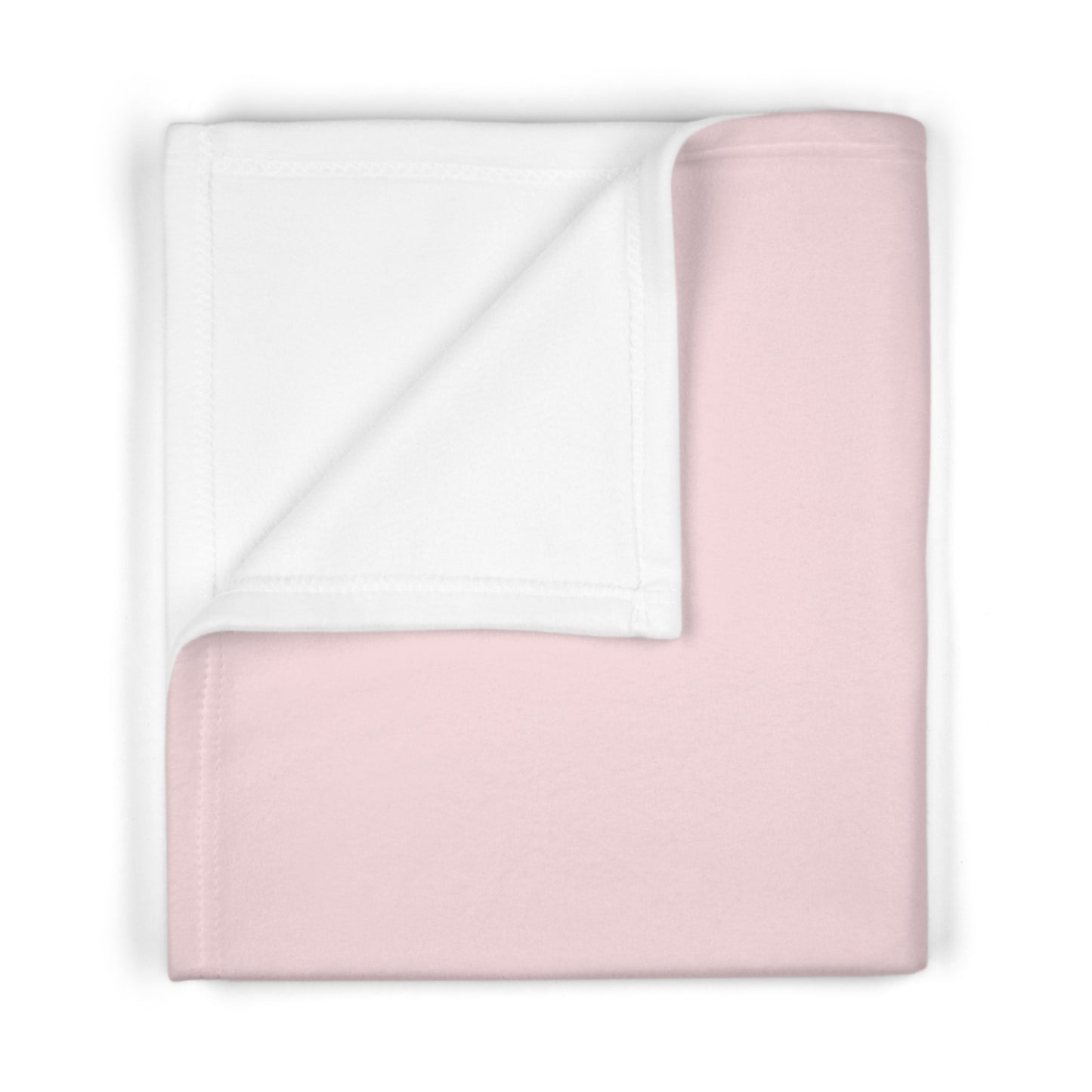 Personalized Baby Blanket with Birth Details | Blush Pink