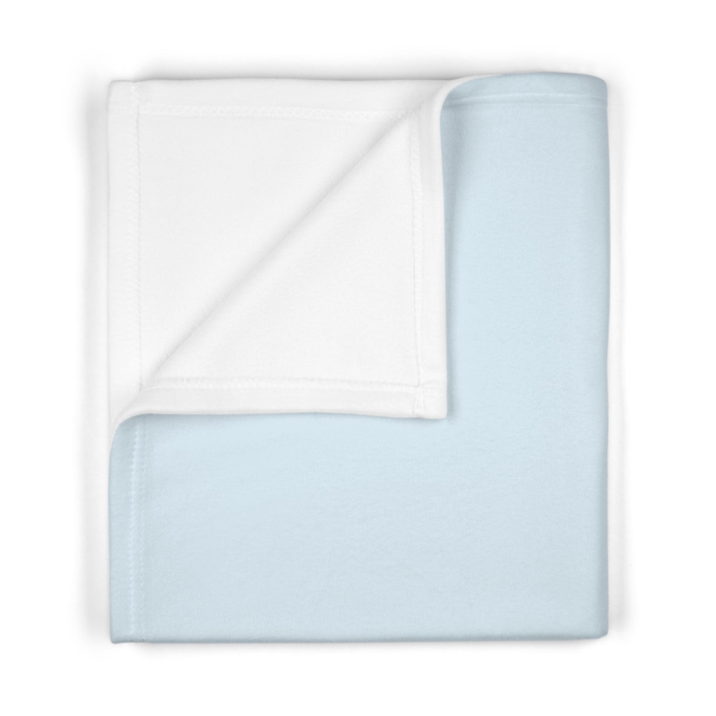 Personalized Baby Blanket with Birth Details | Sky Blue